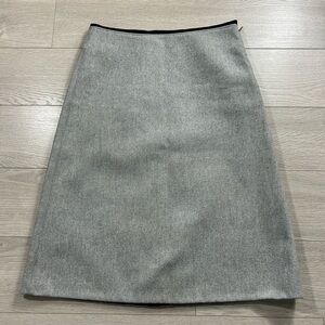 Rag & Bone Wool A-Line Gray Skirt